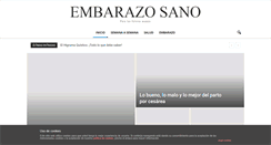 Desktop Screenshot of embarazosano.es