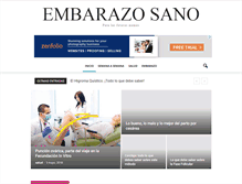 Tablet Screenshot of embarazosano.es